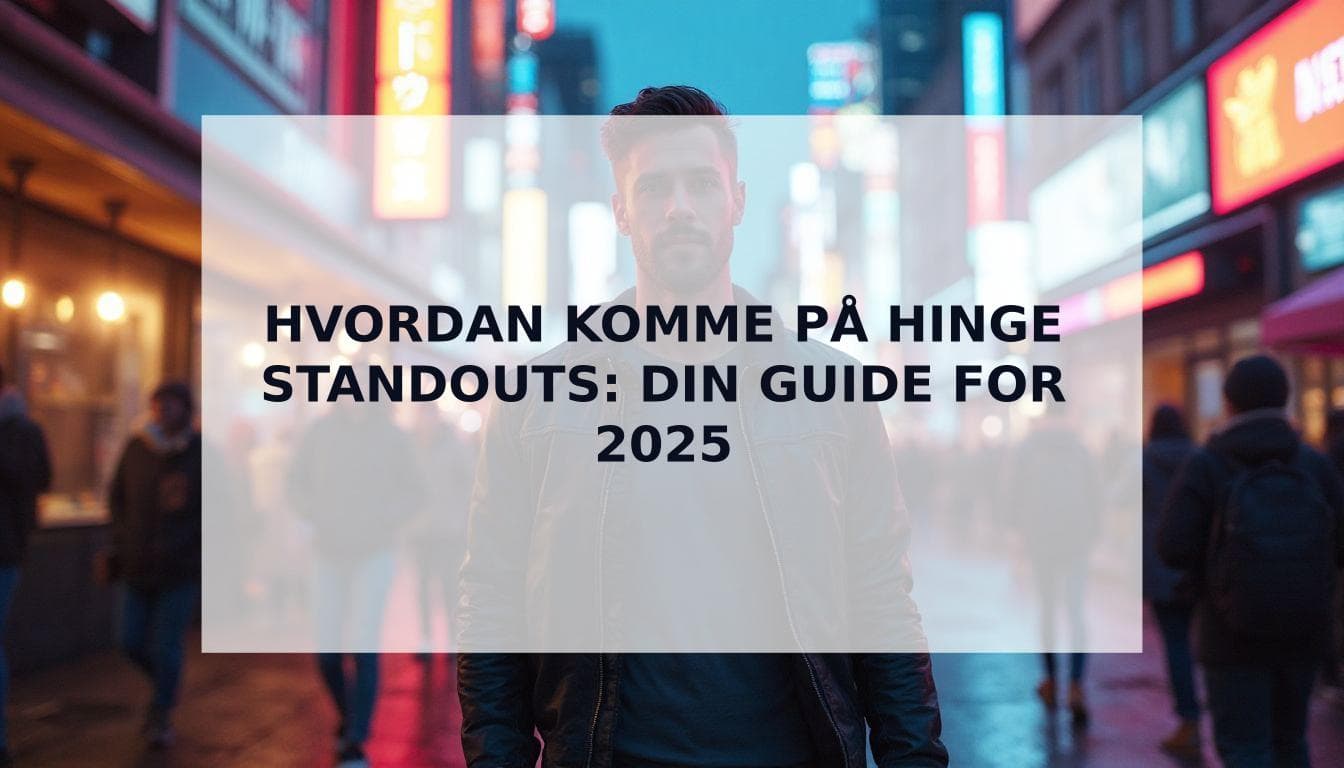 Cover Image for Hvordan komme pÄ Hinge Standouts: Den ultimate guiden (2025)