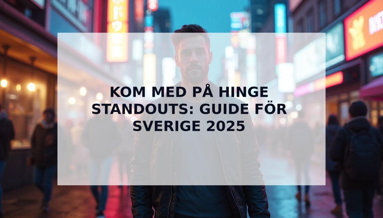 Cover Image for Hur du hamnar pÄ Hinge Standouts: Den ultimata guiden för Sverige (2025)