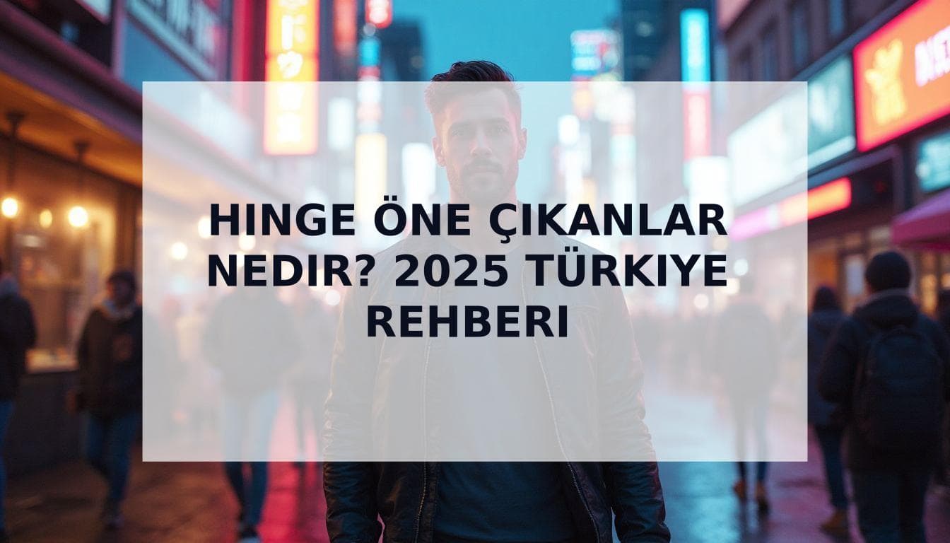 Cover Image for Hinge Öne Çıkanlar Nedir? Türkiye'de Zirveye Çıkma Rehberi (2025)