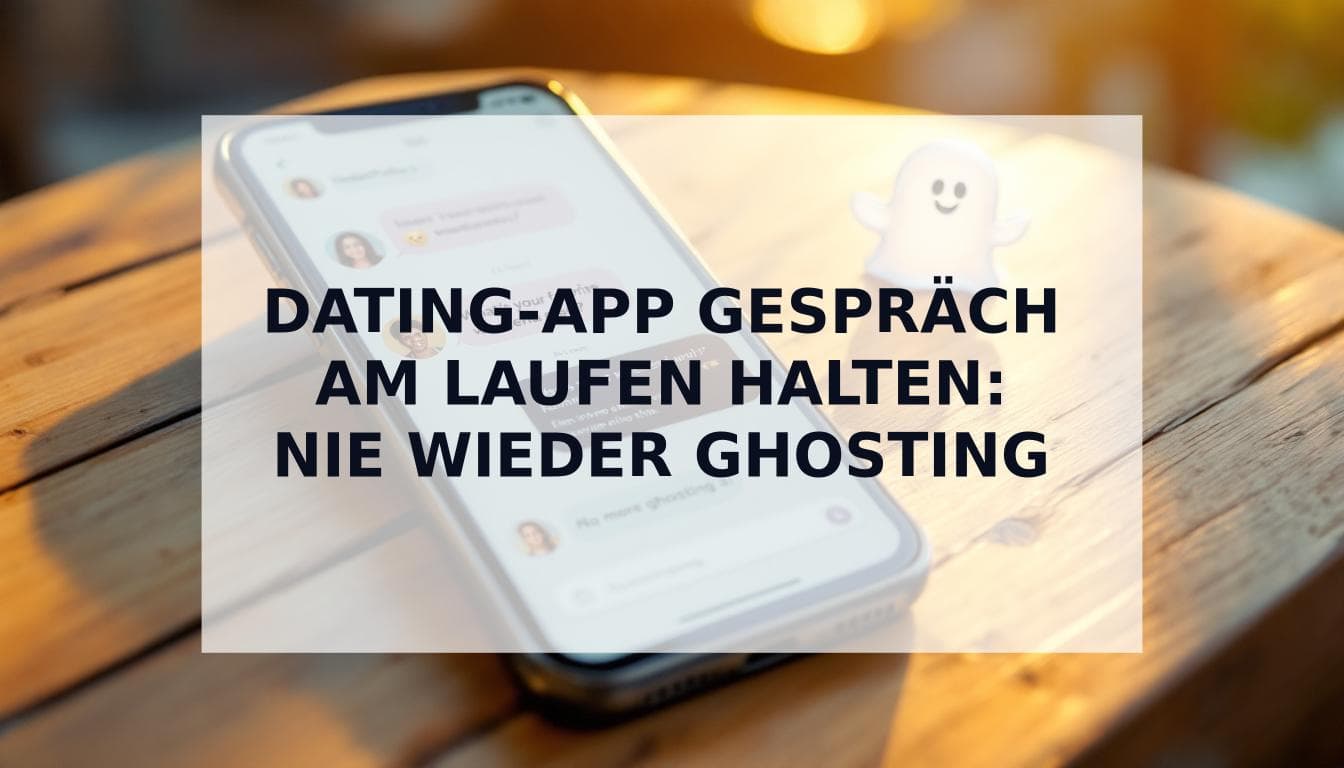 Cover Image for Dating-App Konversation am Laufen halten: Nie wieder Ghosting dank guter Gesprächsstarter