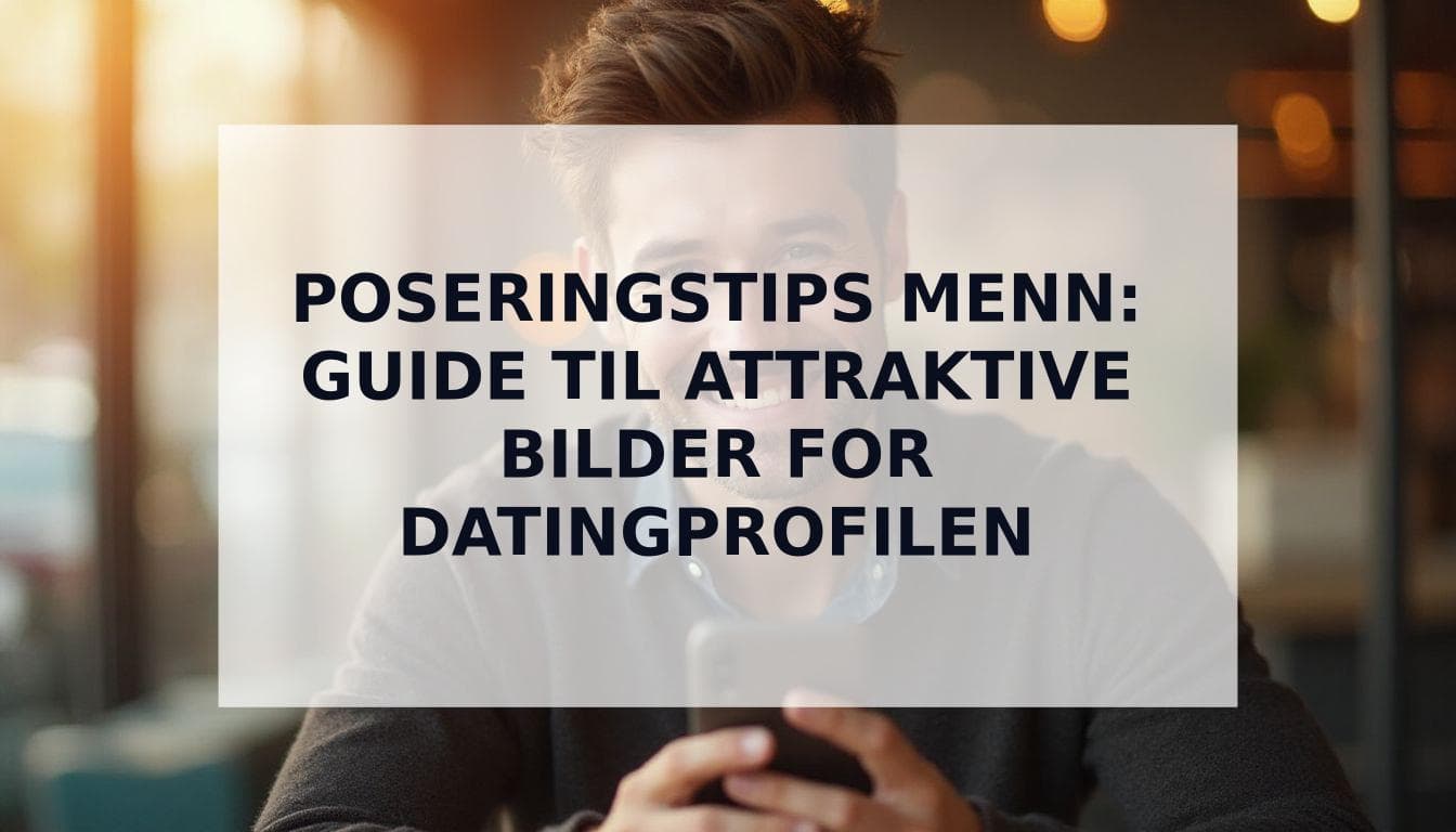 Cover Image for Den ultimate guiden: Poseringstips for menn – Slik får du attraktive bilder og flere matcher
