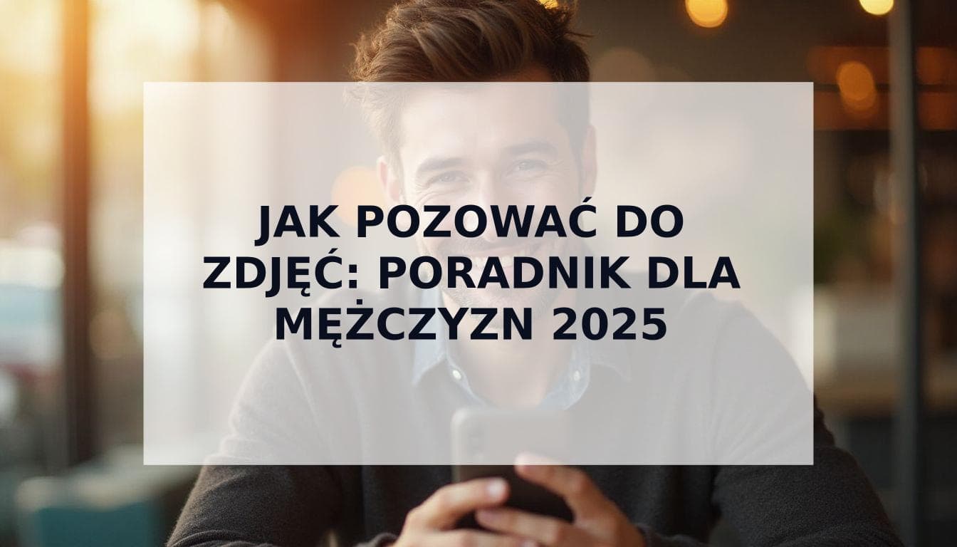 Cover Image for Poradnik Pozowania dla Mężczyzn: Jak wyglądać atrakcyjnie na zdjęciach (2025)