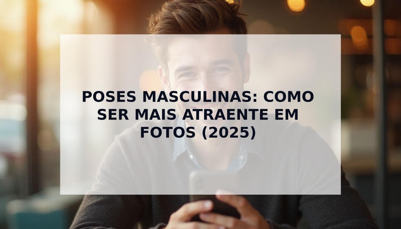 Cover Image for Como Tirar Fotos Atraentes para Homens: Guia Completo de Poses e Técnicas (2025)