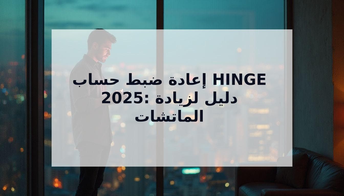 Cover Image for كيفية إعادة ضبط حساب Hinge في 2025: الدليل الكامل لزيادة التوافقات