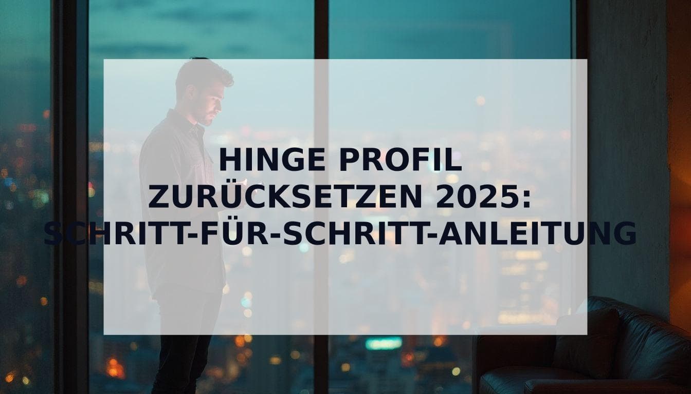 Cover Image for Wie du dein Hinge Profil zurĂĽcksetzt 2025 (fĂĽr mehr Matches)