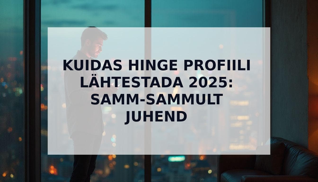 Cover Image for Kuidas Hinge profiili lähtestada 2025. aastal (rohkem matše saamiseks)