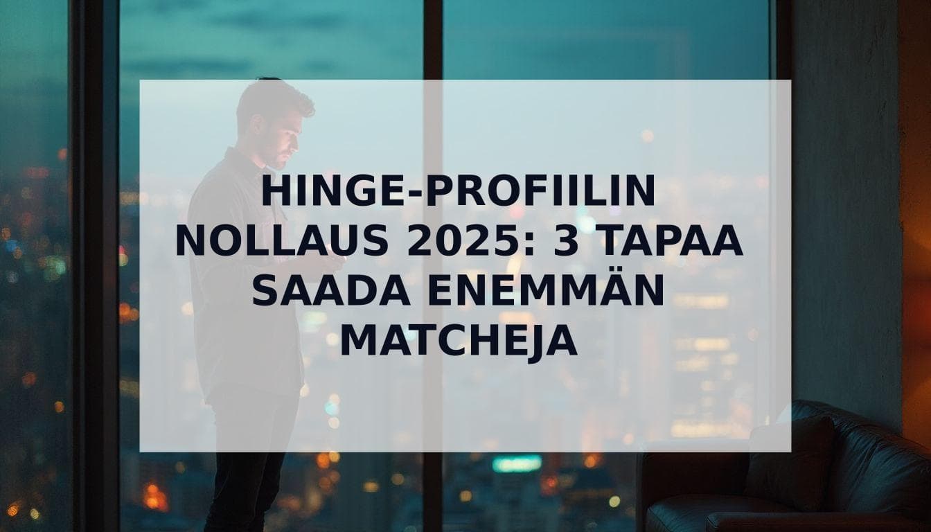 Cover Image for Miten nollata Hinge-profiili vuonna 2025: 3 tapaa uuteen alkuun