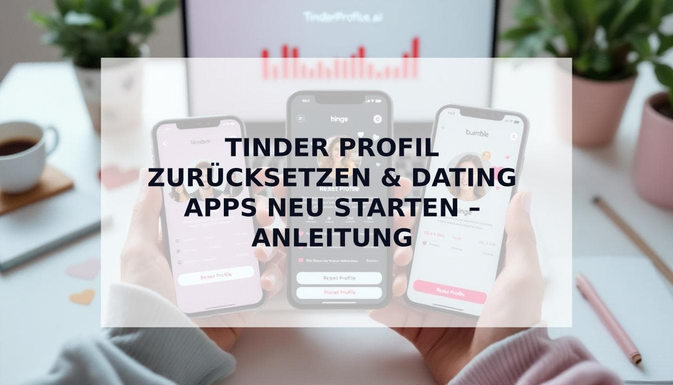 Cover Image for Der ultimative Dating-Profil-Reset: Dein Tinder Profil zurücksetzen für mehr Matches auf Tinder, Hinge & Bumble