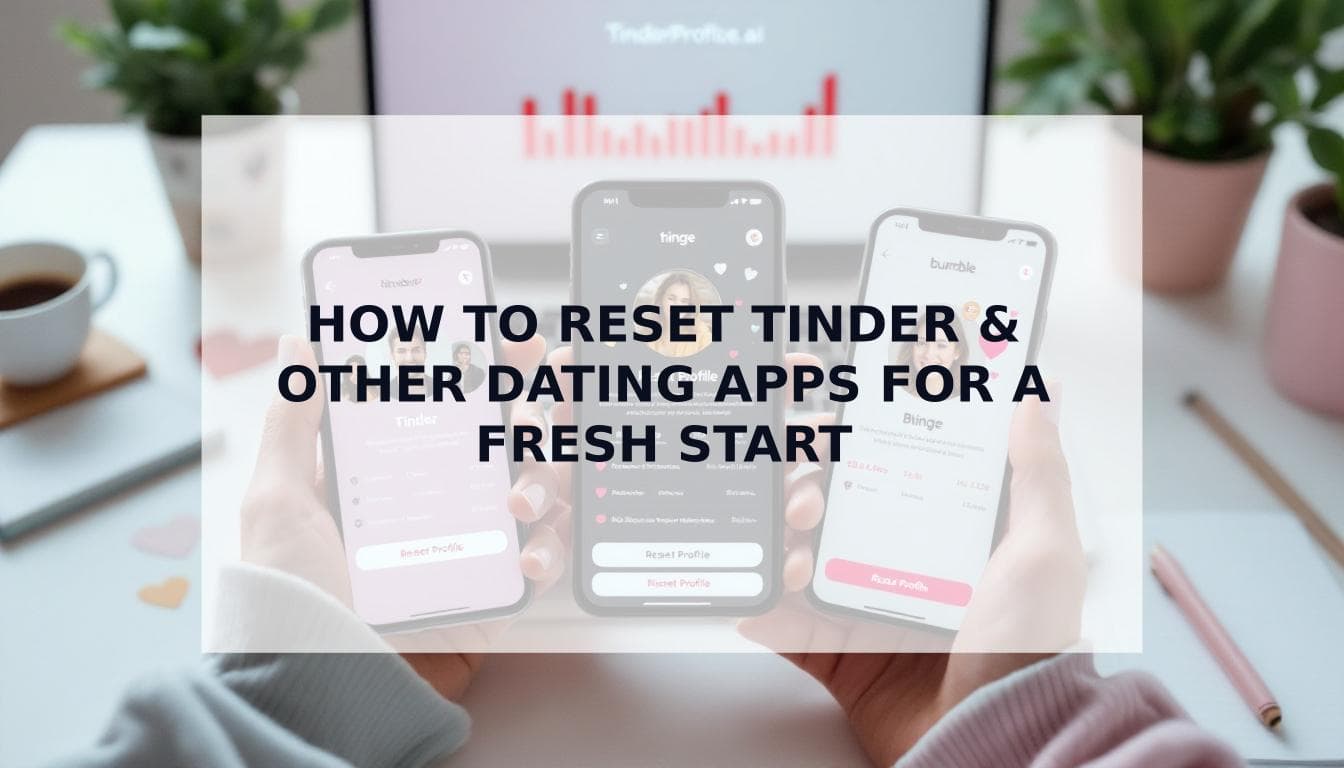 Cover Image for The Ultimate Dating Profile Reset: How to Start Over on Tinder, Hinge & Bumble for More Matches