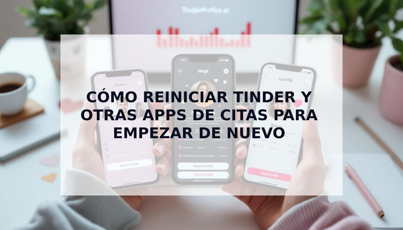 Cover Image for El Reinicio Definitivo de tu Perfil de Citas: Cómo Reiniciar Tinder, Hinge y Bumble para Más Matches