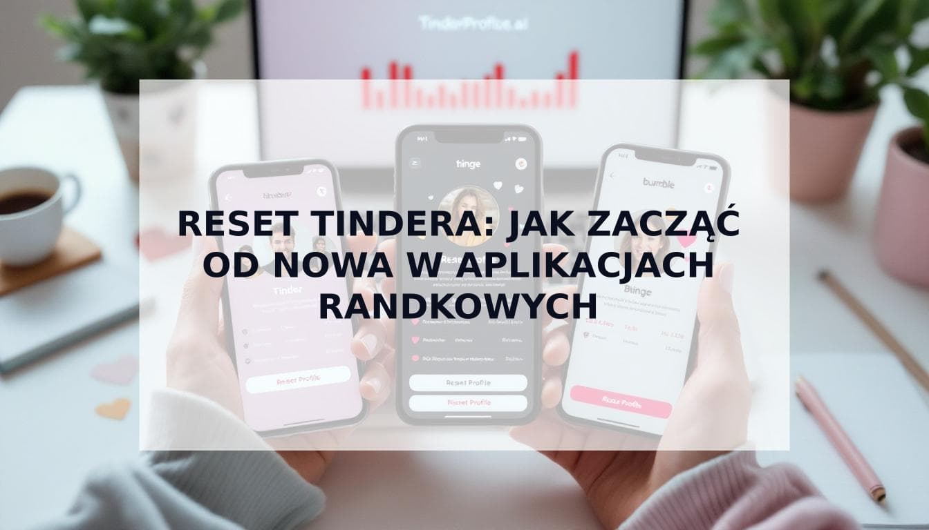 Cover Image for Kompletny reset profilu randkowego: Jak zacząć od nowa na Tinderze, Hinge i Bumble, by zdobyć więcej matchy