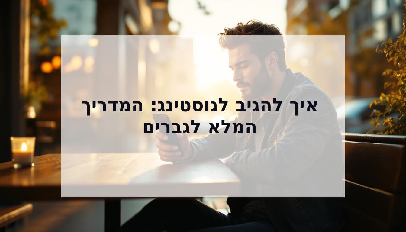 Cover Image for איך להגיב לגוסטינג: המדריך המלא לגברים
