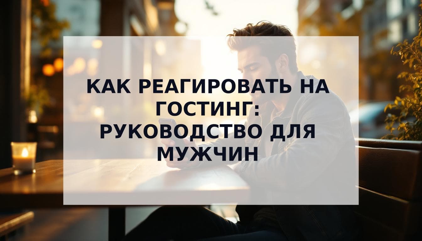 Cover Image for Как реагировать на гостинг: Полное руководство для мужчин