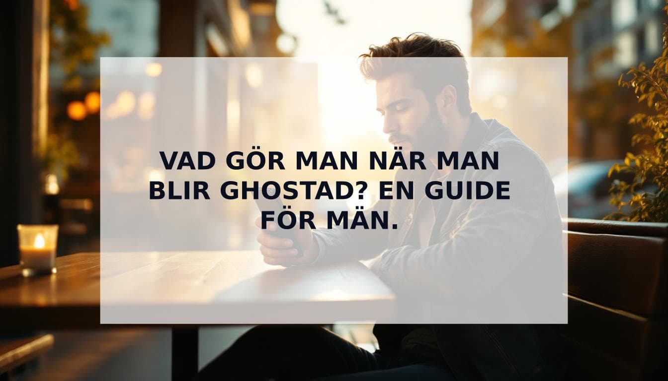 Cover Image for Vad gör man när man blir ghostad? Den ultimata guiden för män