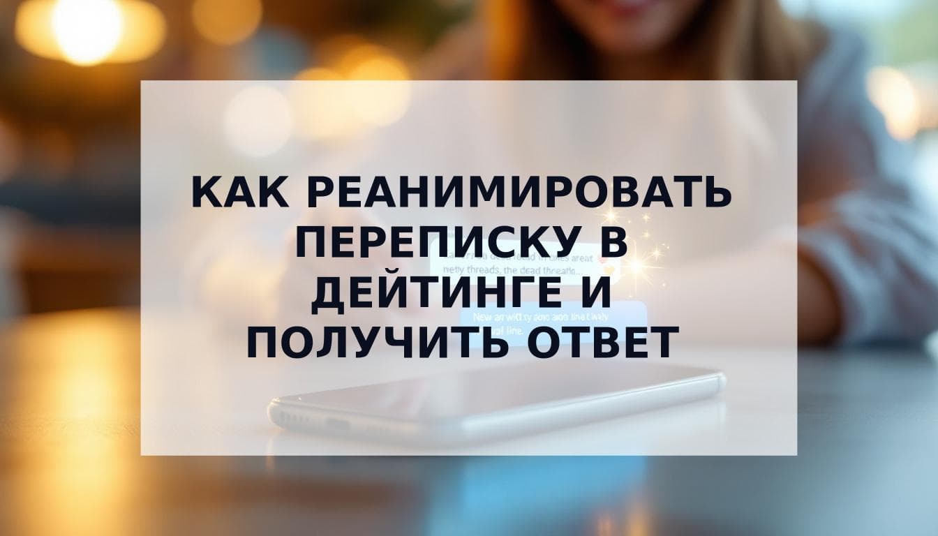Cover Image for Переписка заглохла? Как реанимировать переписку в приложении для знакомств и получить ответ