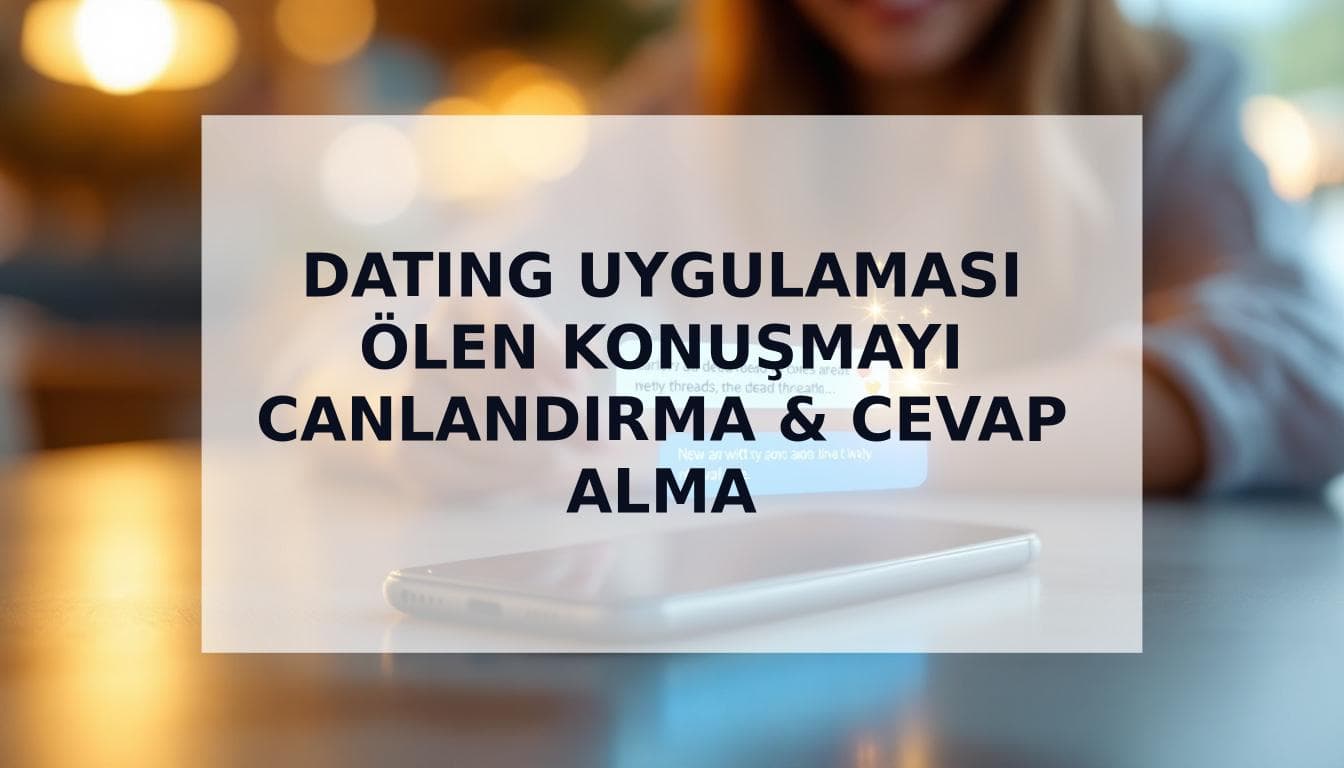 Cover Image for Dating Uygulaması Ölen Konuşma Nasıl Canlandırılır? Cevap Alma Taktikleri