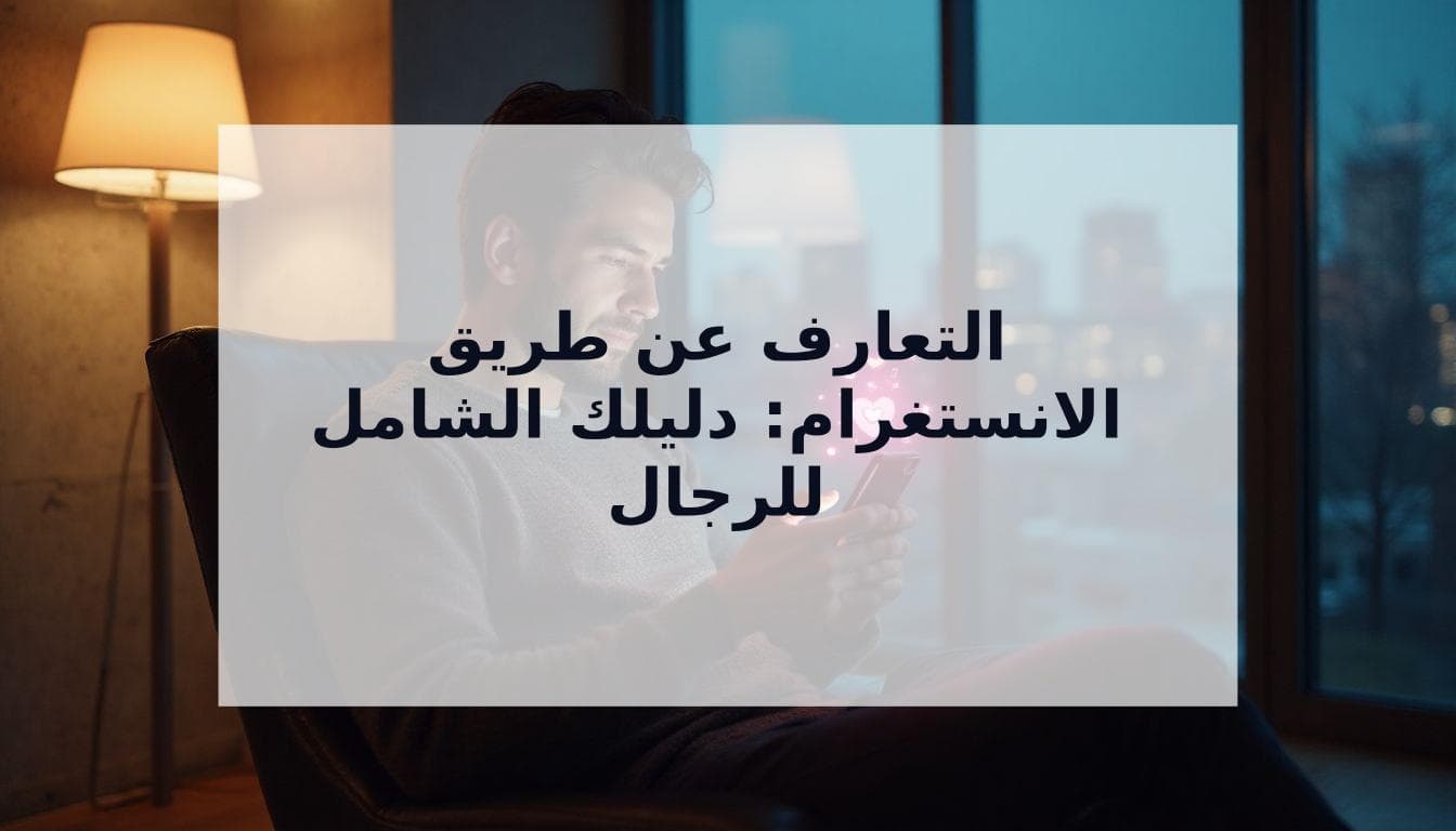 Cover Image for دليلك الشامل للتعارف عن طريق الانستغرام (2025)