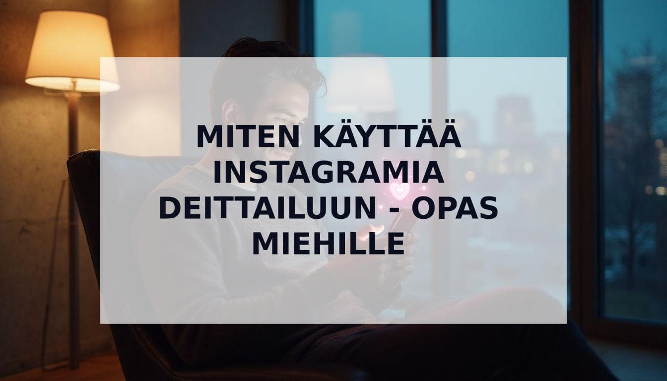 Cover Image for Miten käyttää Instagramia deittailuun: Täydellinen opas miehille (2025)