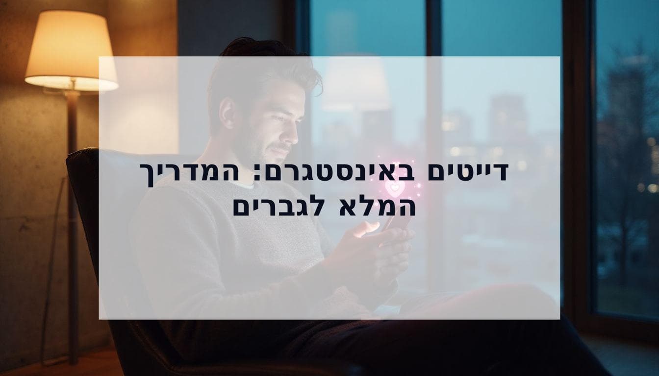 Cover Image for מדריך אולטימטיבי לגברים: איך להשתמש באינסטגרם לדייטים (2025)