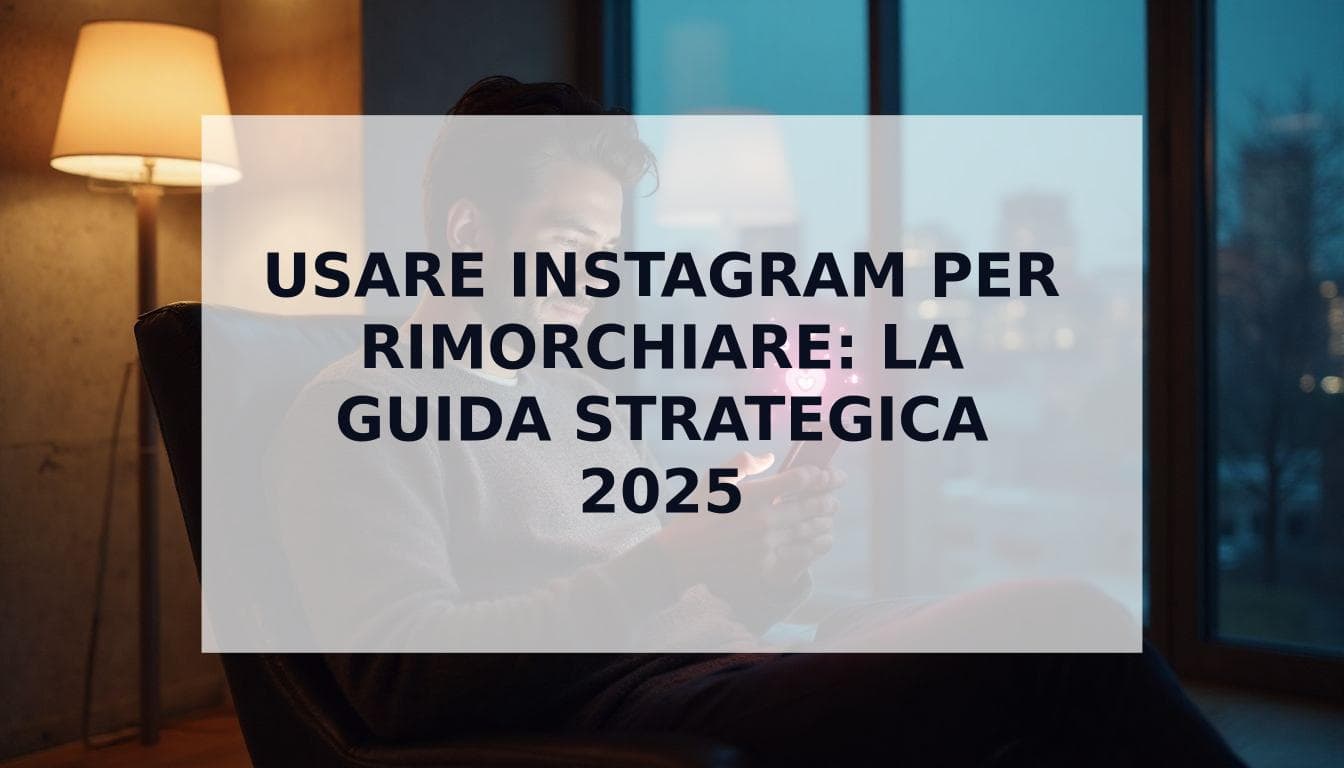 Cover Image for Come Usare Instagram per Rimorchiare: La Guida Definitiva per Uomini (2025)