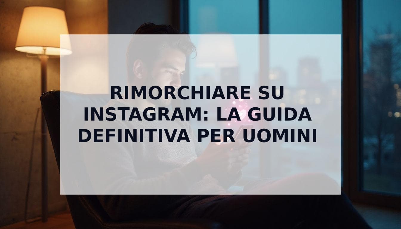 Cover Image for Come Usare Instagram per Rimorchiare: La Guida Definitiva per Uomini (2025)