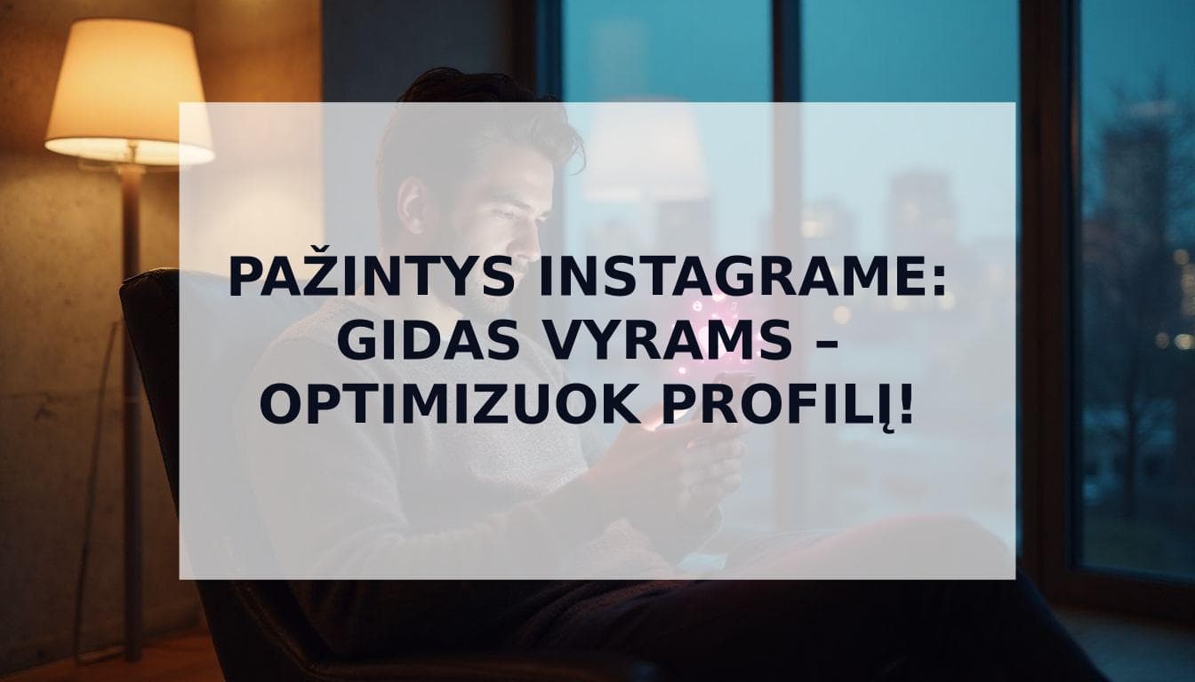 Cover Image for Kaip naudoti Instagram pažintims: išsamus gidas vyrams (2025)
