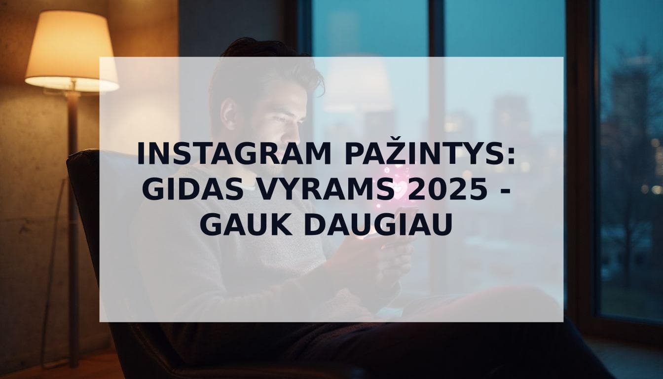 Cover Image for Kaip naudoti Instagram pažintims: išsamus gidas vyrams (2025)