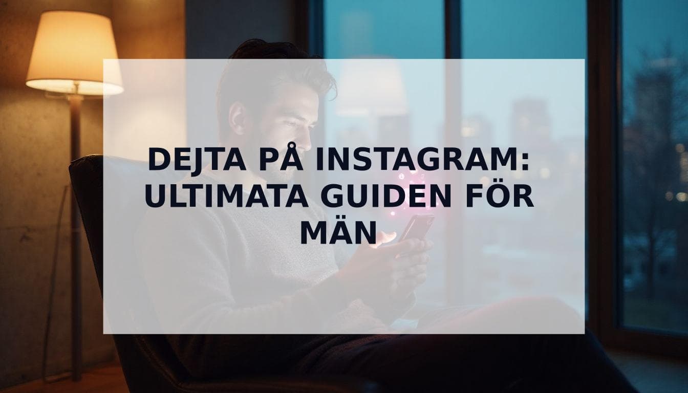 Cover Image for Dejta pÄ Instagram: Den ultimata guiden för mÀn (2025)