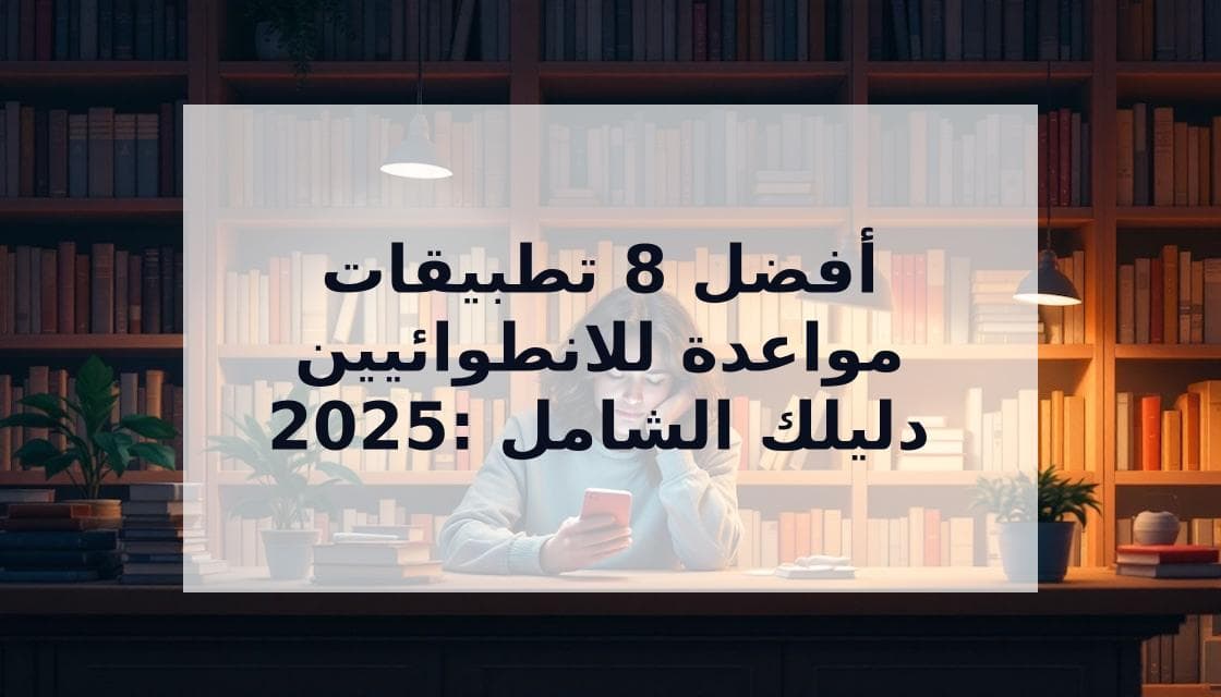 Cover Image for أفضل 8 تطبيقات مواعدة للانطوائيين 2025: دليلك الشامل