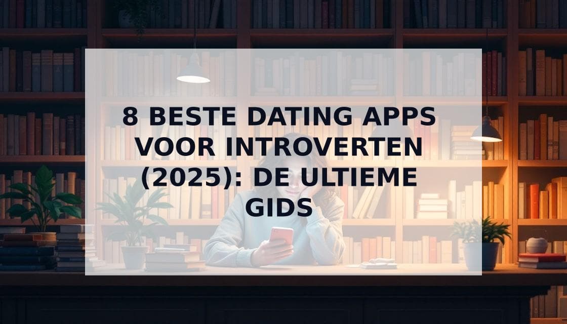 Cover Image for De Ultieme Gids: 8 Beste Dating Apps voor Introverten (2025)