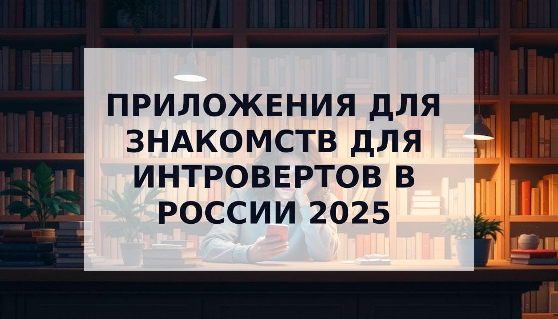 Cover Image for Топ-5 приложений для знакомств для интровертов в России