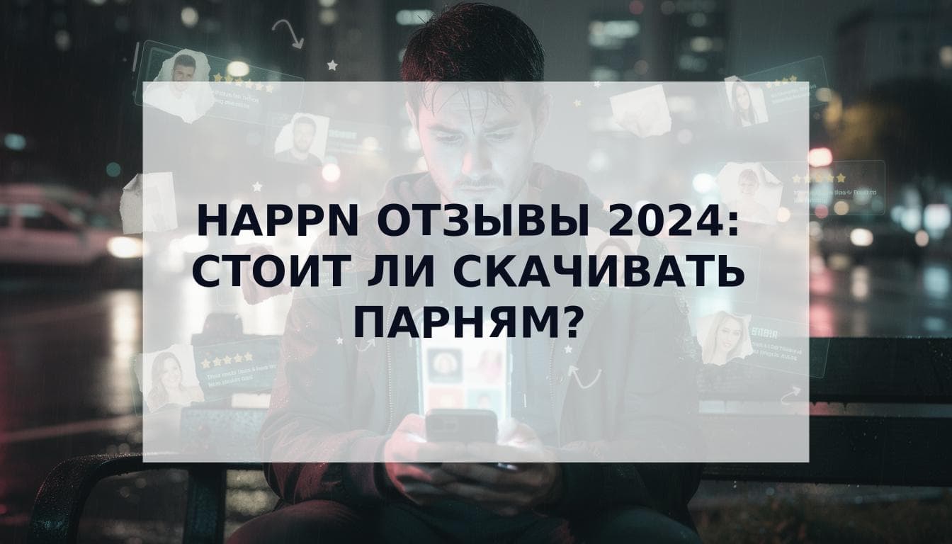 Cover Image for Happn отзывы 2024: Стоит ли скачивать парням? Честный обзор