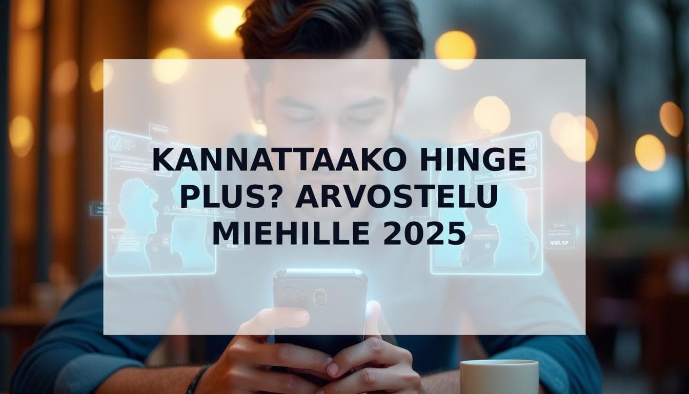 Cover Image for Kannattaako Hinge Plus miehille? Rehellinen arvostelu vuodelle 2025