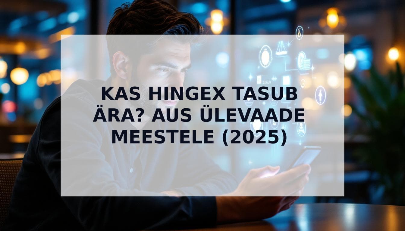 Cover Image for Kas HingeX tasub ära? Meeste aus HingeX ülevaade 2025. aastaks