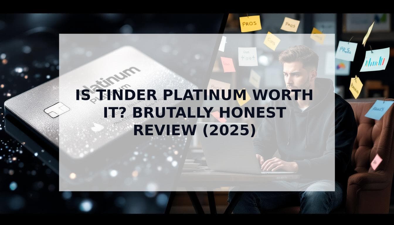 Cover Image for Is Tinder Platinum Worth It? A Brutally Honest Review for Men (2025)