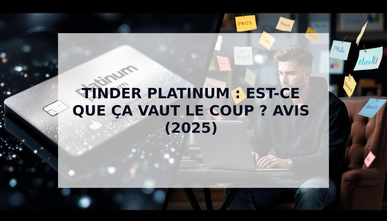 Cover Image for Tinder Platinum : Notre avis honnête pour les hommes (2025)