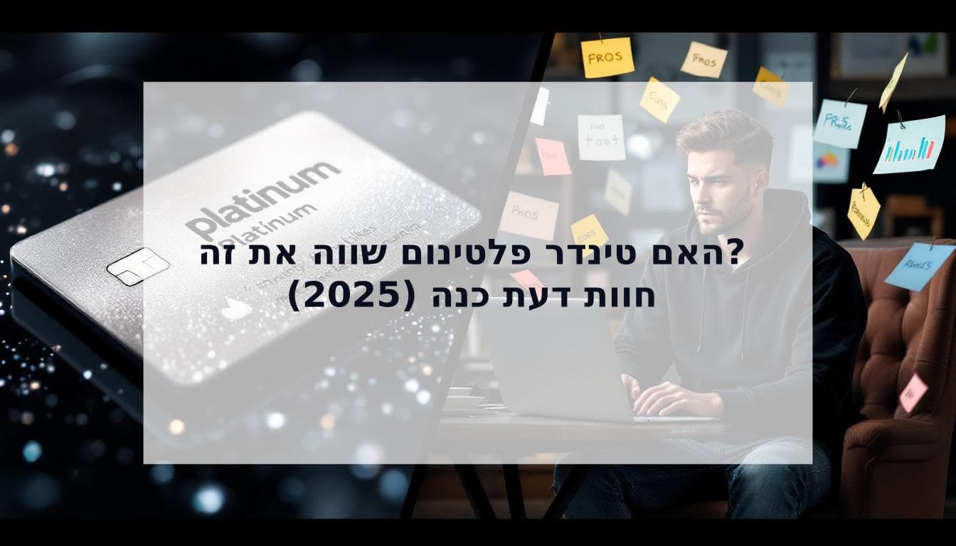 Cover Image for האם טינדר פלטינום שווה את זה? חוות דעת כנה לגברים (2025)