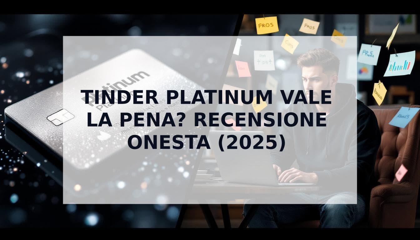 Cover Image for Tinder Platinum vale la pena? Una recensione onesta per uomini (2025)