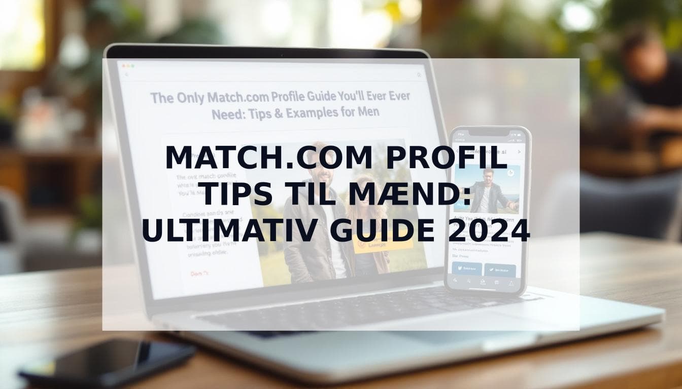Cover Image for Match.com Profil Tips til Mænd: Den Ultimative Guide og Eksempler