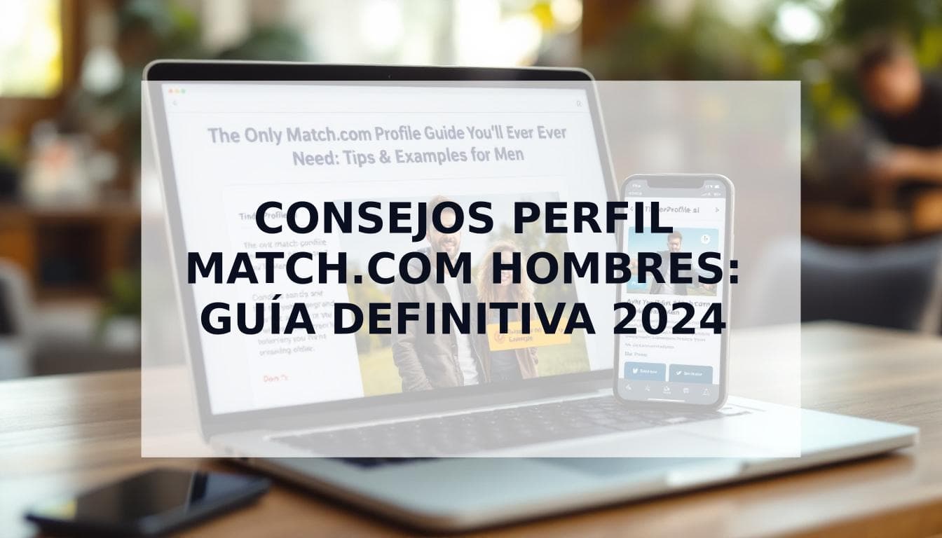 Cover Image for La Guía Definitiva de Perfil Match.com para Hombres: Consejos y Ejemplos