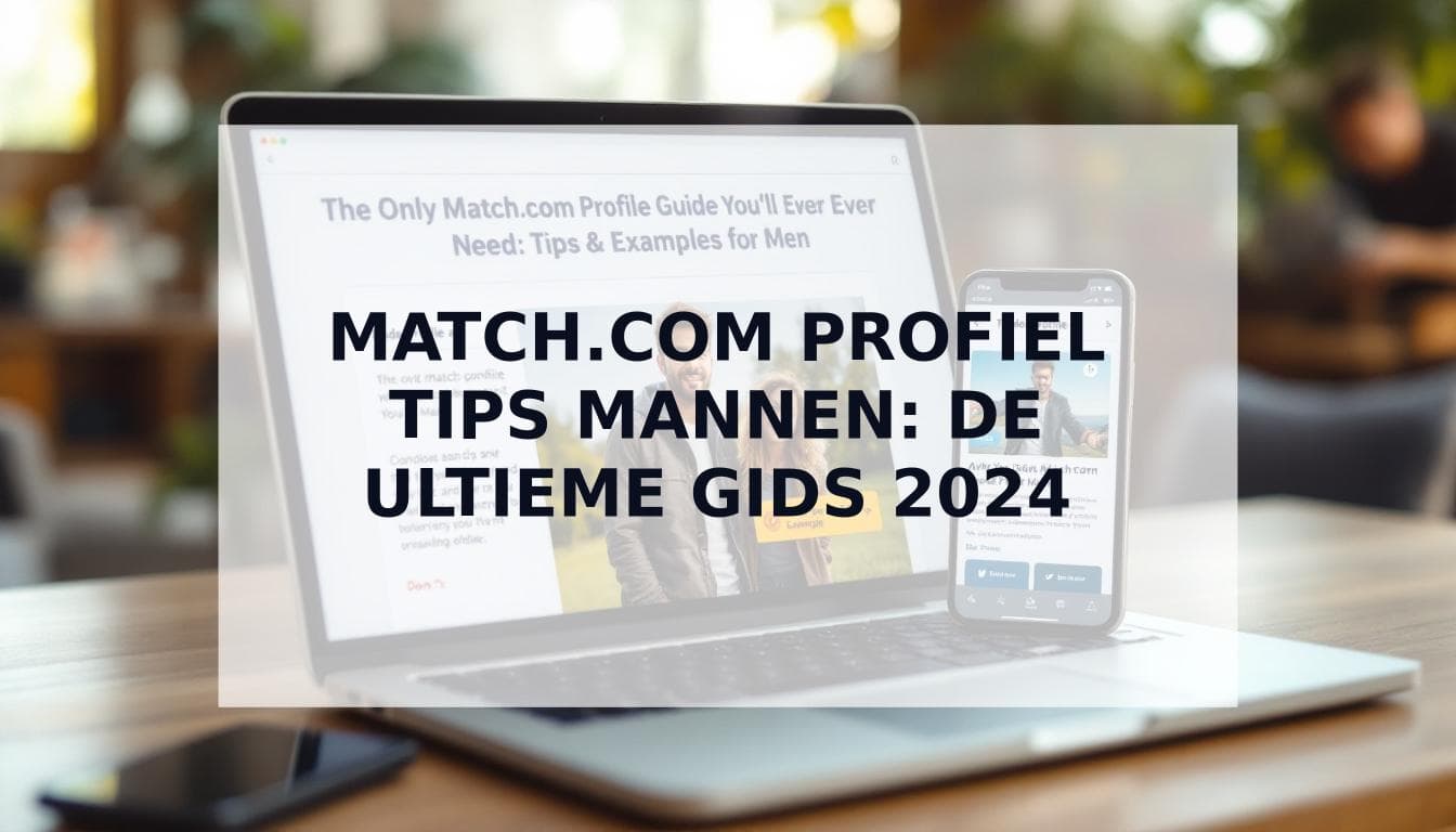Cover Image for Match.com Profiel Tips Mannen: De Enige Gids Die Je Ooit Nodig Zult Hebben