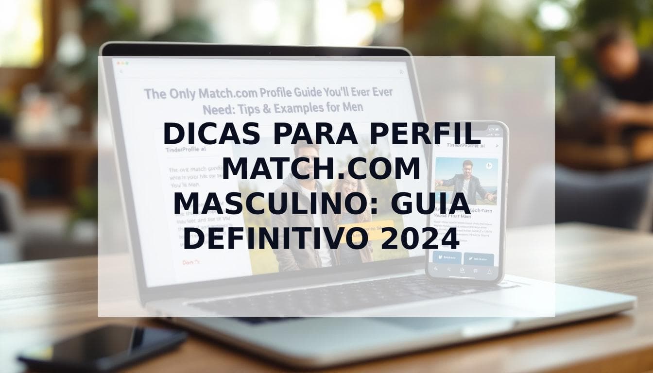 Cover Image for Dicas para Perfil Match.com Masculino: O Guia Completo de Que Vais Precisar
