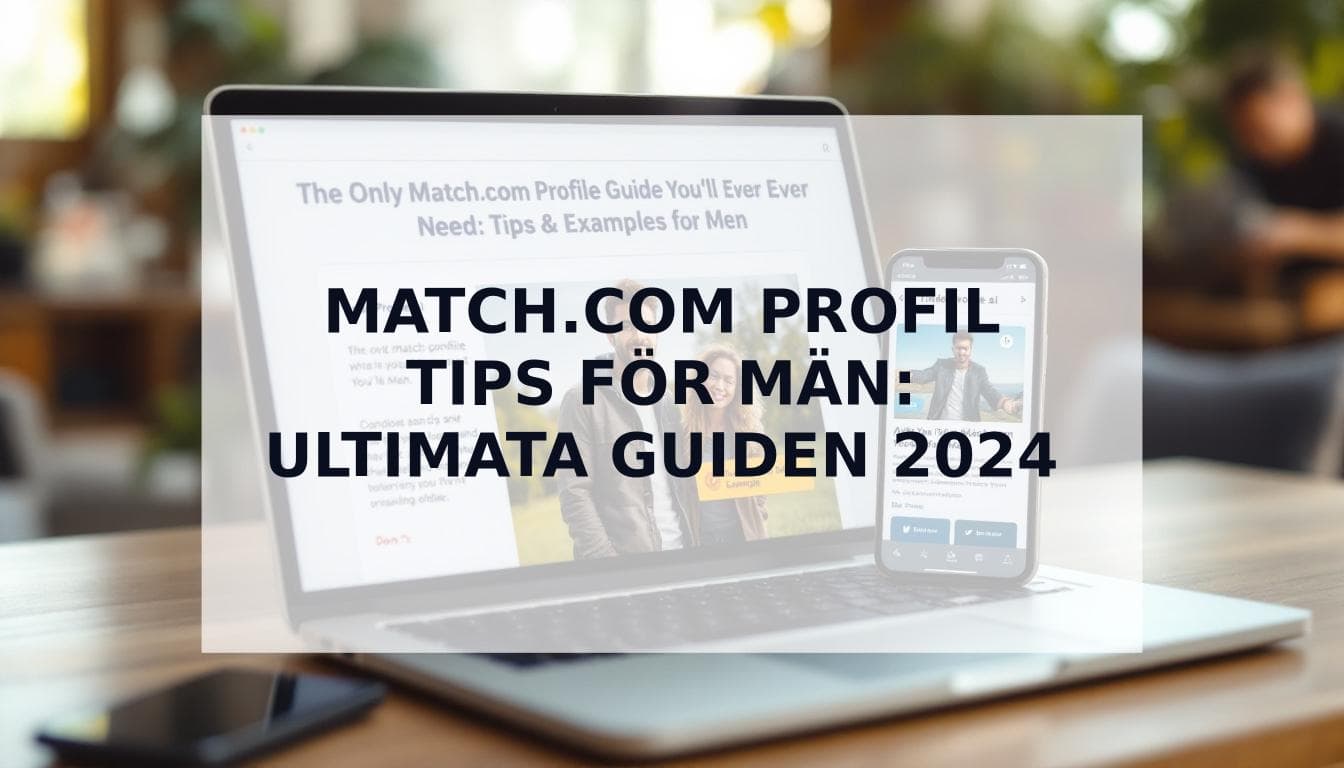Cover Image for Match.com profil tips för mÀn: Den ultimata guiden med exempel