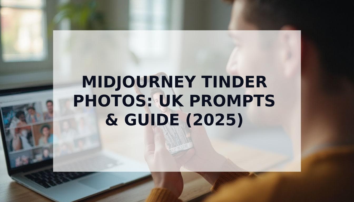Cover Image for How to Use Midjourney for Tinder Photos: A UK Prompt Guide