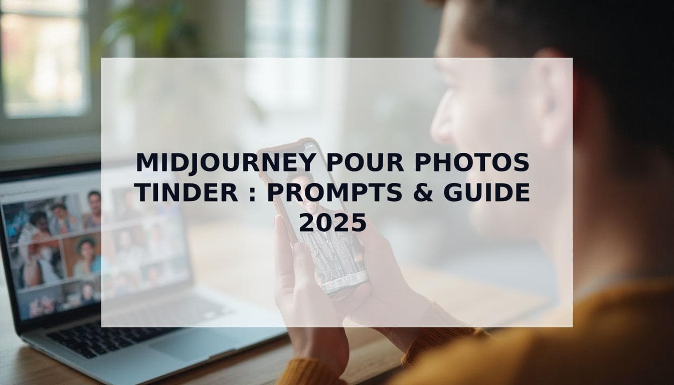 Cover Image for Midjourney pour vos photos Tinder : Le guide complet avec prompts et astuces