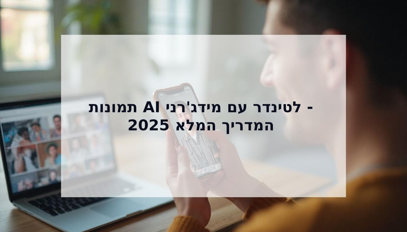 Cover Image for המדריך המלא: יצירת תמונות AI לטינדר עם מידג'רני (וכלים אחרים) ב-2025