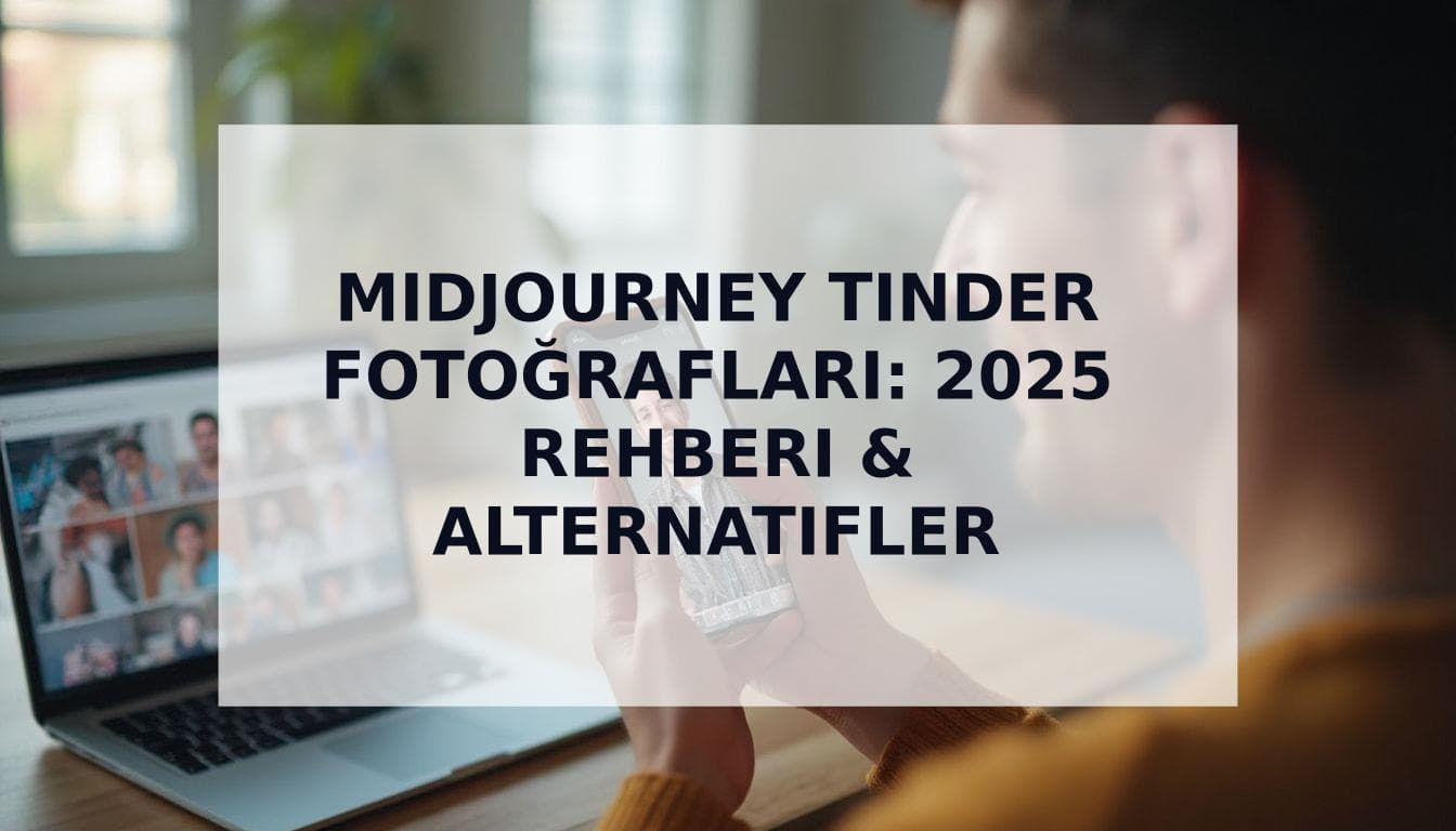 Cover Image for Midjourney ile Tinder Fotoğrafları: 2025 Rehberi ve Daha İyi AI Alternatifleri