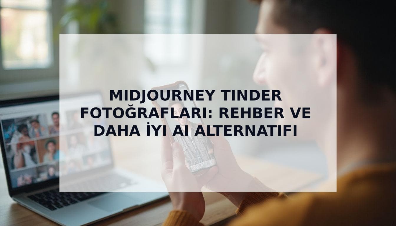 Cover Image for Midjourney Tinder Fotoğrafları Nasıl Kullanılır: Adım Adım Rehber