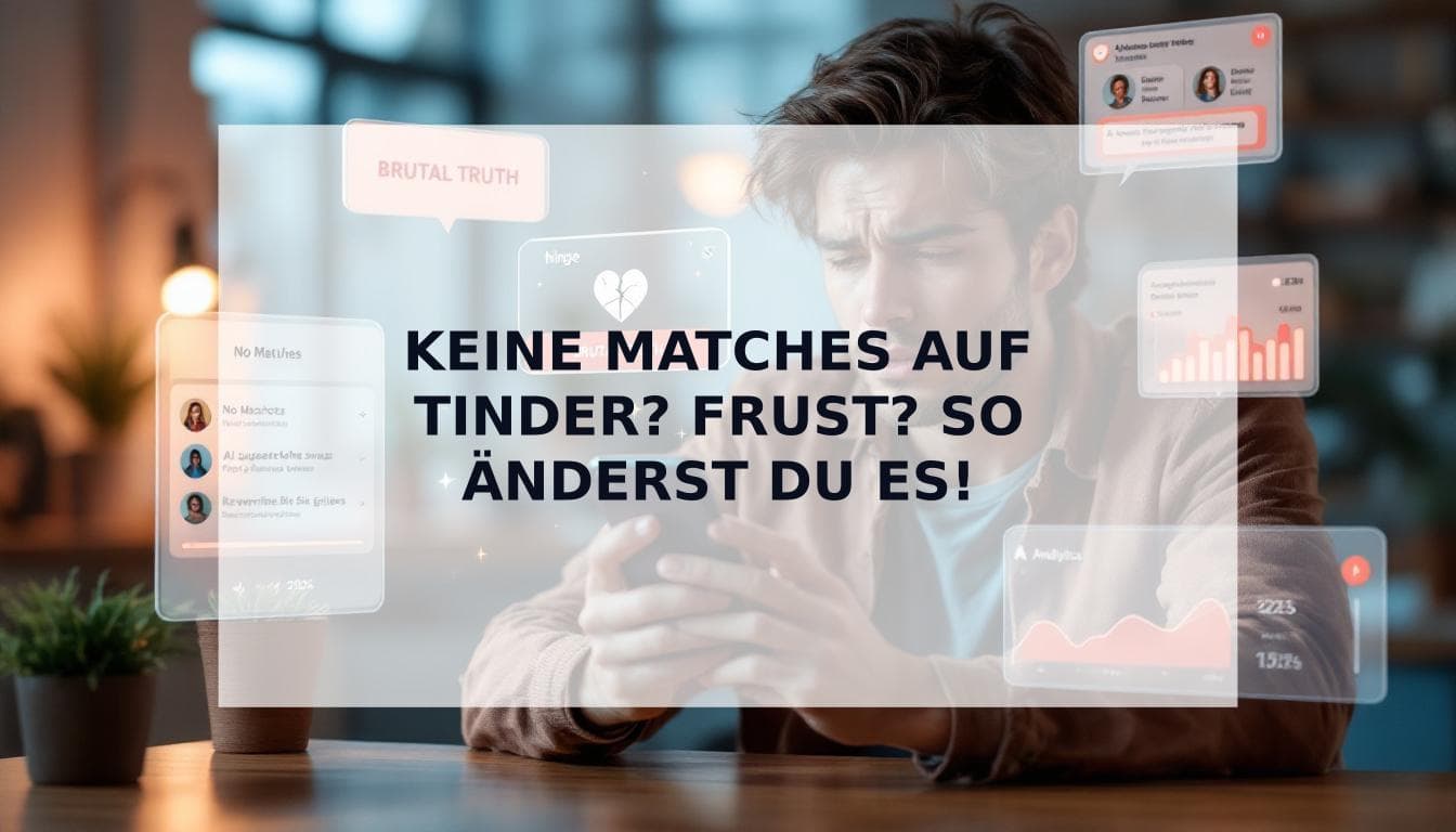 Cover Image for Keine Matches auf Tinder? Die brutale Wahrheit & wie Du es änderst (2025)