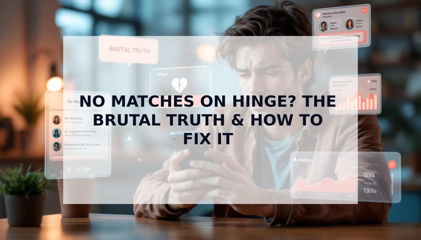 Cover Image for No Matches on Hinge? The Brutal Truth & How to Fix It (2025)